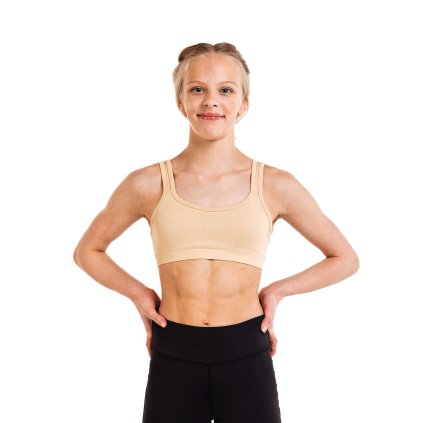 sports bra comfort light nude 01