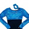 Gymnastický dres - NELLA - black / crazy blue