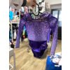 Gymnastický dres - EMBELLISH purple