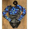 Gymnastický dres - NELLA - glitt.black / astronomy