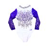 Gymnastický dres - PERFECT SWIRLS - SOZLEO2129 purple
