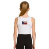 CROP TOP (bílý) - CZECH GYMNAST