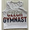 CROP TOP (bílý) - CZECH GYMNAST