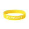 Silikonový náramek - GYMNASTICS - žlutý