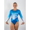Gymnastický dres - LISA blue ravena