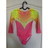 Gymnastický dres - 1204 E - pink/yellow