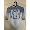 Gymnastický dres - 2127R G - light blue/white