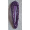 Sponky potažení třpytivé fialová