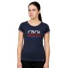 Gymnastické tričko - Czech Gymnast navy s trikolorou