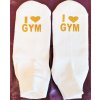 ponožky bílé I love gym