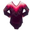 Gymnastický dres -TIBIA - burgundy