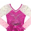 Gymnastický dres - ELODIE - pink/white - 2