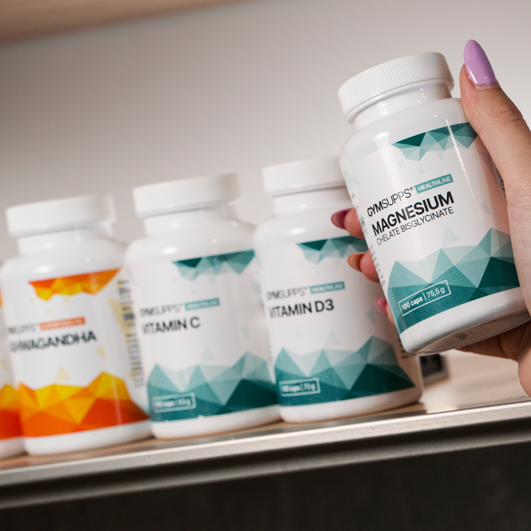 Chceš zlepšit regeneraci po tréninku? Vsaď na Ashwagandhu a Magnesium Bisglycinát od Gymsupps!
