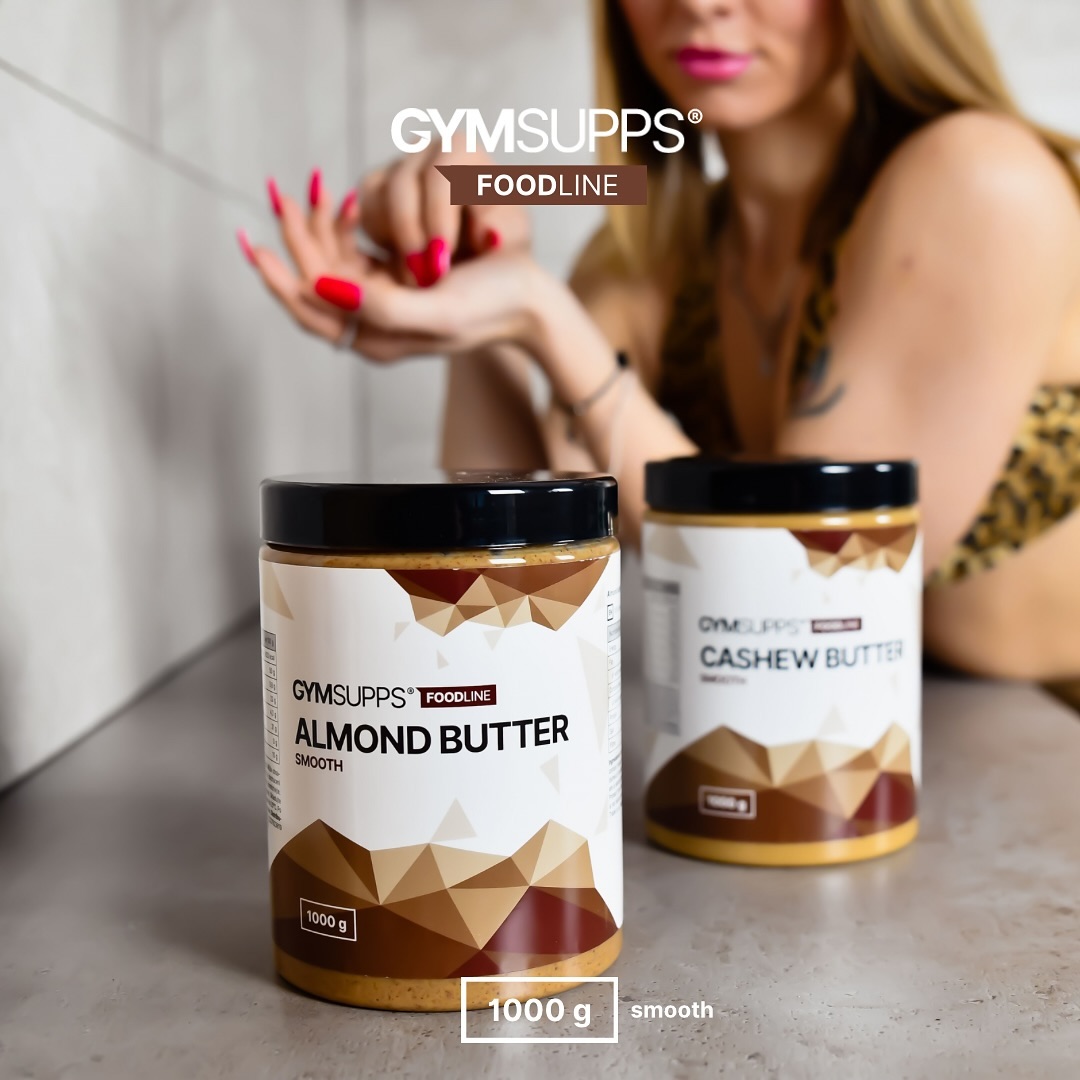 Dokonalá volba pro sportovce a milovníky zdravé stravy, to je GymSupps Almond Butter!