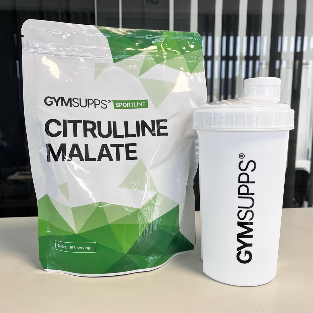 GymSupps Citrulín malát: Zvyšuje energiu, výkonnosť a regeneráciu!