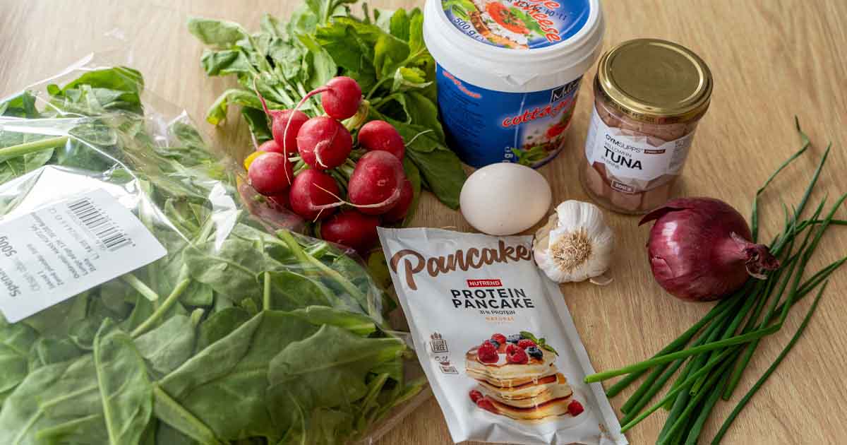 Proteinové palačinky s tuňákem snadno a rychle
