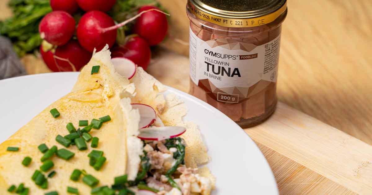 Proteinové palačinky s tuňákem snadno a rychle