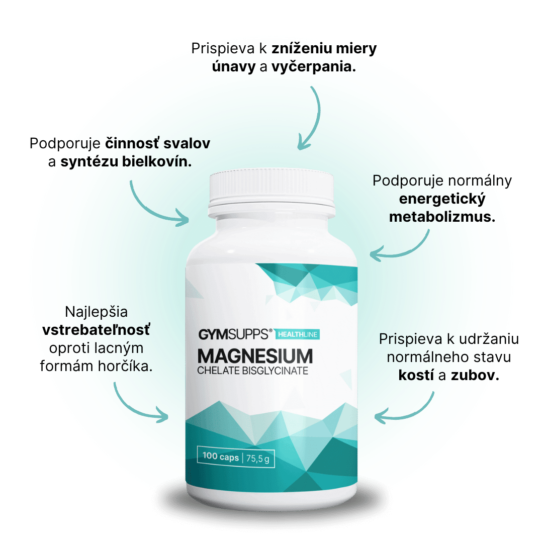 GymSupps Magnesium Chelát Bisglycinát 