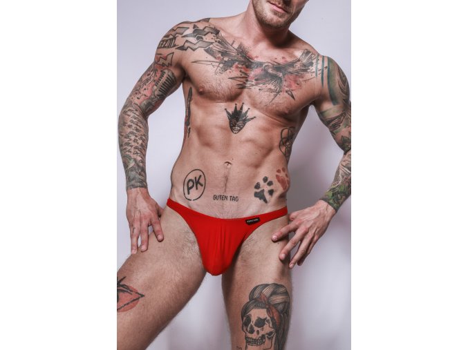 Gymswim boytoy bulge swimunder mini thong red