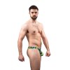 GymSwim Army push-up men´s thong green/yellow