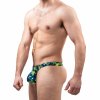 GymSwim Army push-up men´s thong green/yellow