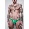 Gymswim python bulge swim brief green