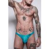 Gymswim python bulge swim brief blue