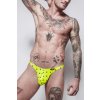 Gymswim star bulge swimunder mini thong yellow/black