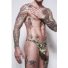 Gymswim soldier bulge swimunder mini thong dark green