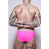 Gymswim party boy bulge swim brief multicolor/pink