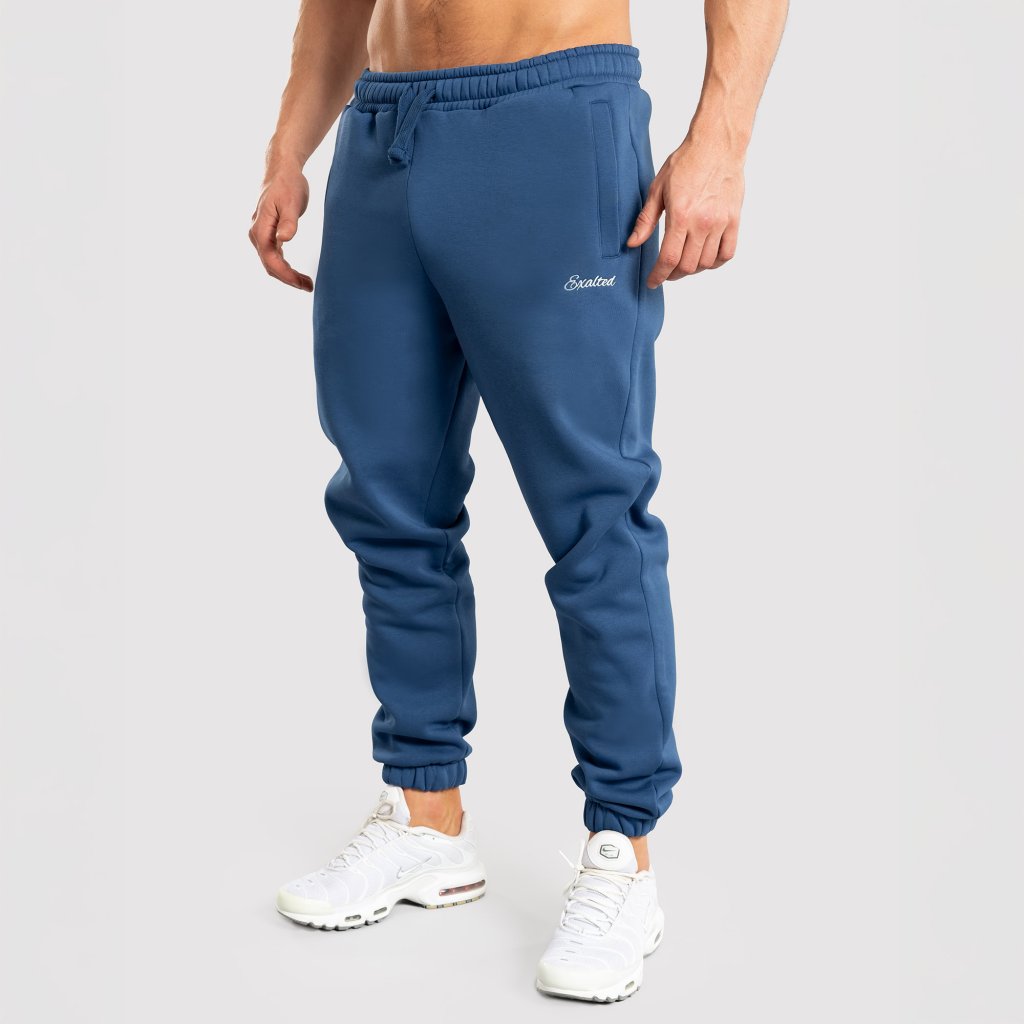 Exalted Comfy-Nest™ ESSENCE tepláky - vintageblue, M (Velikost M)