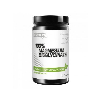 Prom-In 100% Magnesium Bisglycinate 390 g lemon