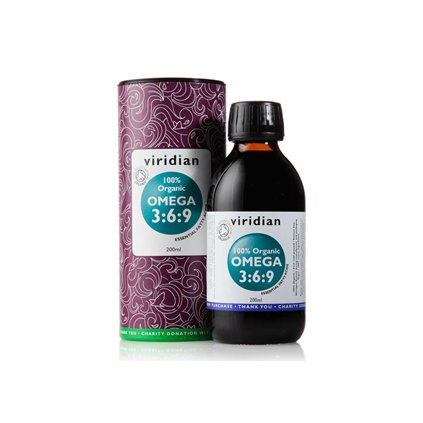 Viridian 100% Organic Omega 3:6:9 Oil 200 ml