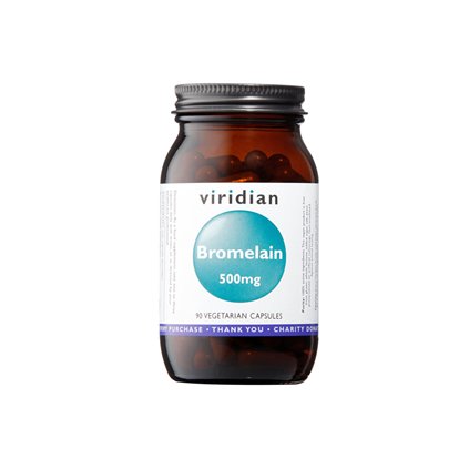 Viridian Bromelain 500 mg 90 cps