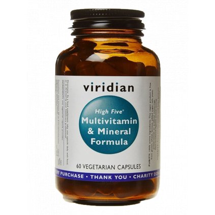 Viridian High Five Multivitamin Mineral Formula 60 cps