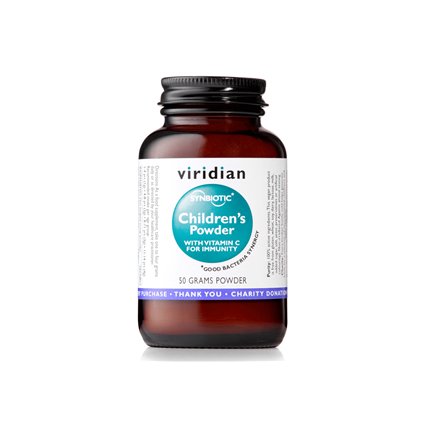 Viridian Synbiotic Children´s Powder 50 g (Směs probiotik, prebiotik a vitamínu C pro děti)