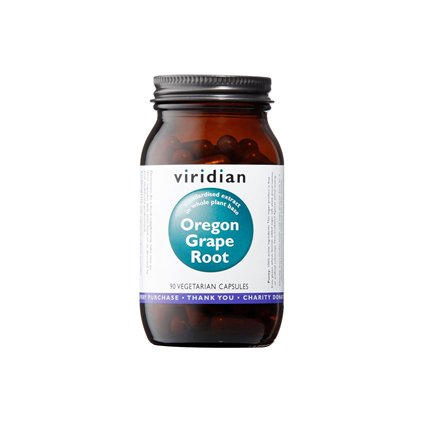 Viridian Oregon Grape Root 90 cps (Kořen Mahonie cesmínolisté)