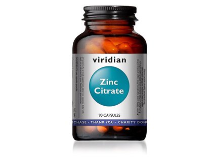 Viridian Zinc Citrate 90 cps (Zinek)