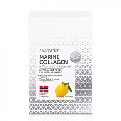 Seagarden Marine Collagen + Vitamin C 30 x 5 g lemon