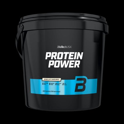 BioTech Protein Power 4000 g (Příchuť vanilka)