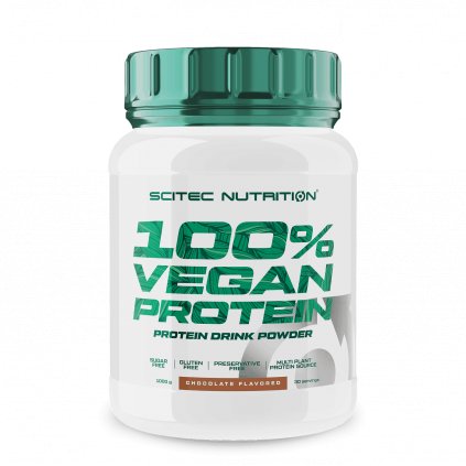 Scitec Nutrition 100% Vegan Protein 1000 g (Příchuť čokoláda)