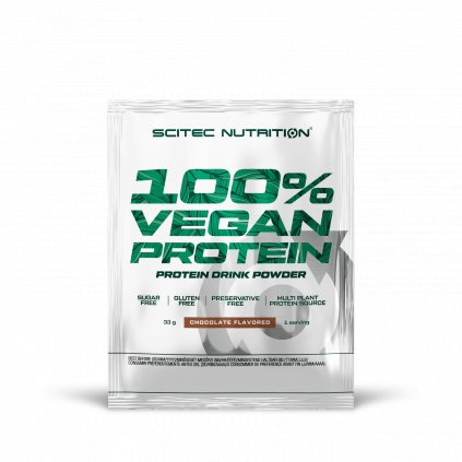 Scitec Nutrition 100% Vegan Protein 33 g (Příchuť čokoláda)