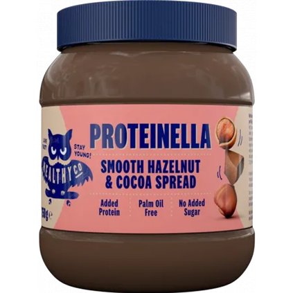 HealthyCo Proteinella 750 g smooth hazelnut (Příchuť kakao-oříšek)