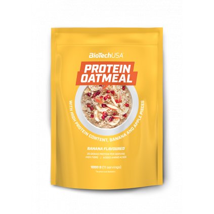 BioTech Protein Oatmeal 1000 g (Příchuť banán)
