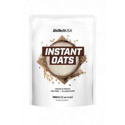 BioTech Instant Oats 1000 g (Příchuť bez příchutě)