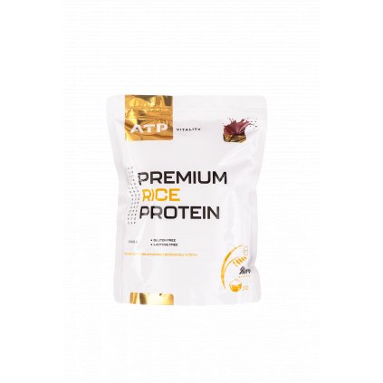 ATP Vitality Premium Rice Protein 1000 g (Příchuť čokoláda-nugát)