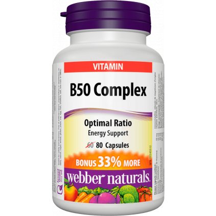 Webber Naturals B50 Complex 80 cps