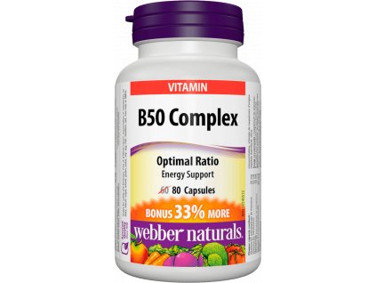 Webber Naturals B50 Complex 80 cps