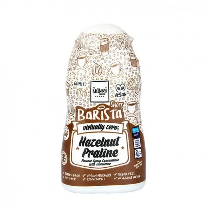 Skinny Barista Shot Virtually Zero 60 ml (Příchuť lískový ořech-pralinka)