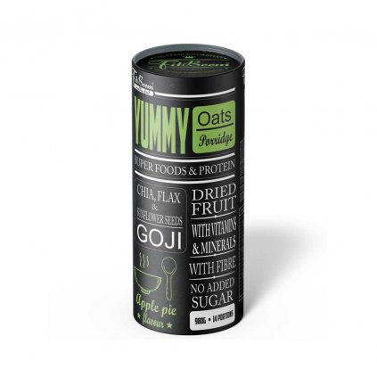 FitBoom® Yummy Oats Porridge 980 g (Příchuť jablečný koláč)